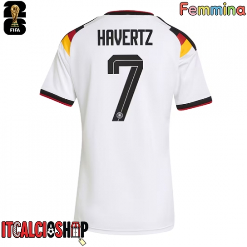 Germania Kai Havertz #7 Prima Maglia Femmina Mondiali 2026 Manica Corta